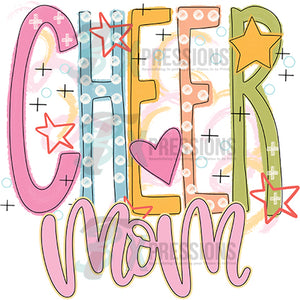 Cheer Mom Colorful