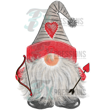 Valentines Gnome Be Mine T Shirt Heat Iron on Transfer