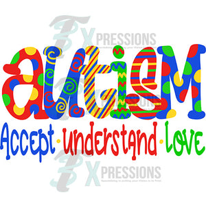 Autism Accept Understand Love