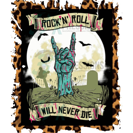 Rock N Roll Will Never Die Leopard - 3T Xpressions