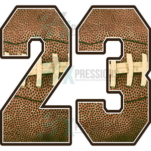 Personalized Football Numbers
