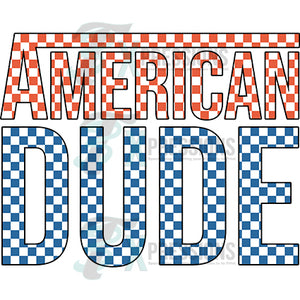 American Dude checkered