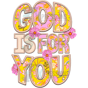 God is for you
