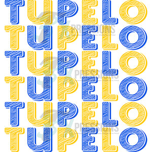 Tupelo blue and gold