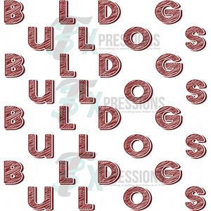 Bulldogs Maroon and White