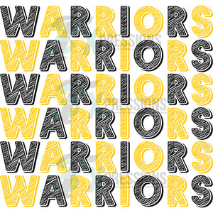 Warriors black and gold