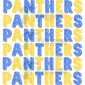 Panthers Blue and Gold