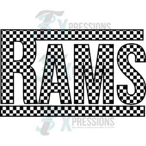 checkered RAMS