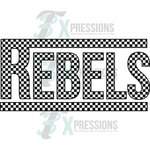 checkered REBELS