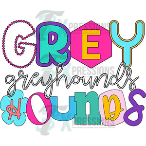 Funky and Fun Greyhounds