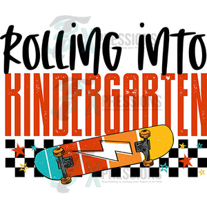 rolling into kinder skateboard