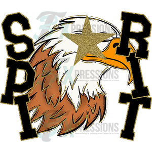Starry Eyed Mascots Eagle Black Gold