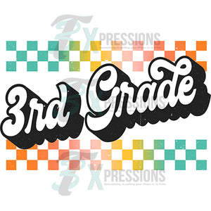 3rd Grade Retro Gradient Check
