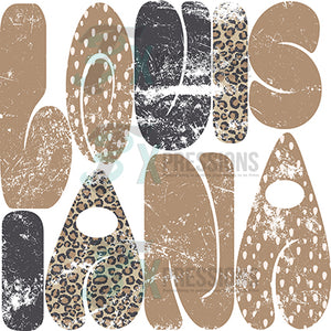 Louisiana Chubby Retro Animal Print