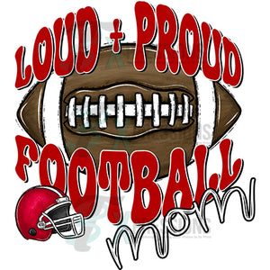 Loud and Proud Football RED