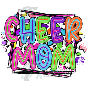 Cheer Mom colorful
