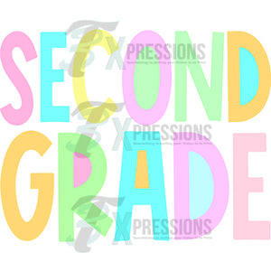 pastel Second grade