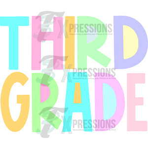 pastel Third grade