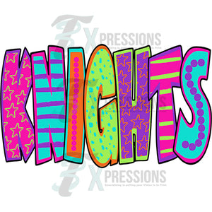 Knights colorful