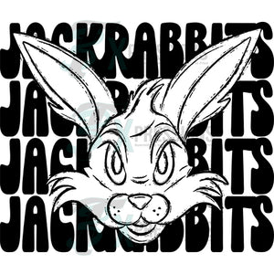 Stacked Mascots JACKRABBITS