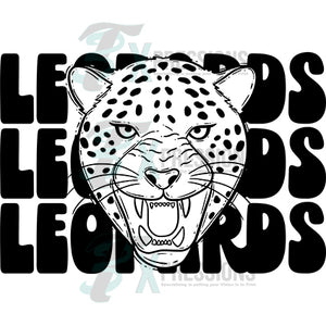 Stacked Mascots Leopards 2