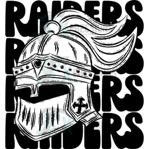 Stacked Mascots RAIDERS