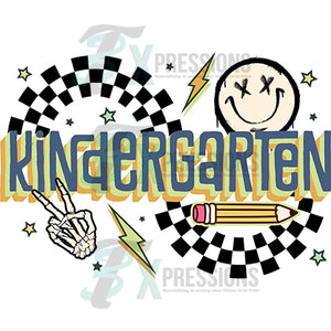 KINDERGARNTEN CURVED CHECKER