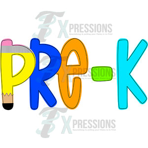Pre-K Primary colors