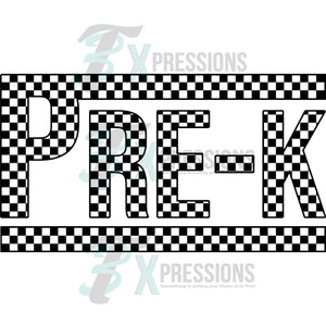 Pre-K checkered