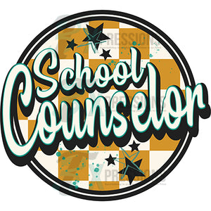 School Counselor Checked Circle
