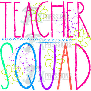 Chalkboard Teacher Squad