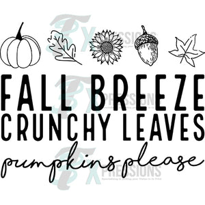 Fall Breeze crunchy Leaves