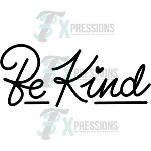 Hand Lettered Be Kind