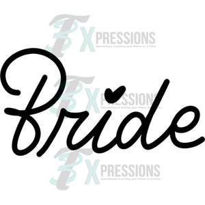 Hand Lettered Bride