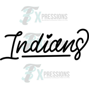 Hand Lettered Indians