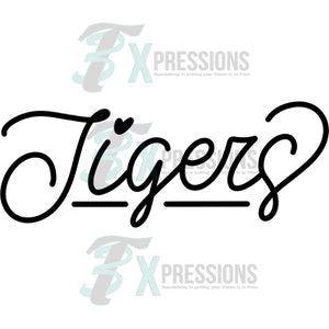 Hand Lettered Tigers