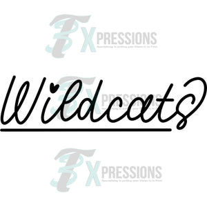 Hand Lettered Wildcats