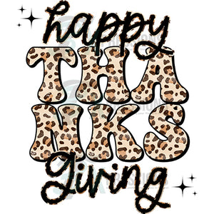 Happy Thanksgiving Leopard