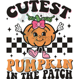Custest Pumpkin in the Patch girl
