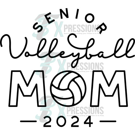Senior Volleyball Mom - 3T Xpressions