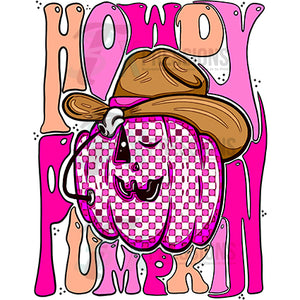 Howdy Pink Pumpkin