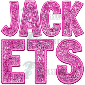 Jackets Embroidery Sequin Pink