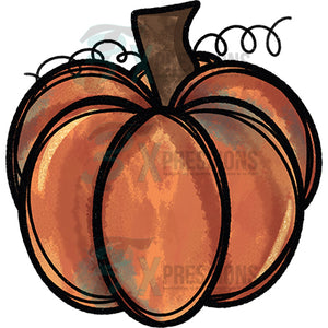 Doodle pumpkin