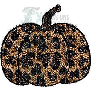 Sequin Leopard Pumpkin
