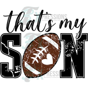 That's my Son football