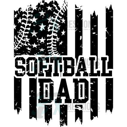 Softball / Baseball Mom or Dad Split Transfer – Rustic Grace Heat