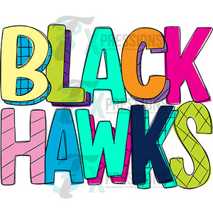Stripey Black Hawks