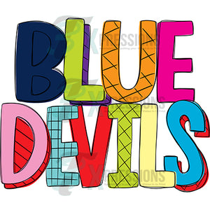 Stripey Blue Devils