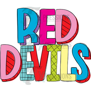 Stripey Red Devils