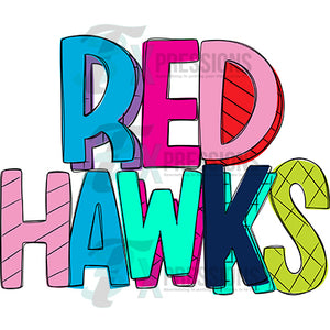 Stripey Red Hawks